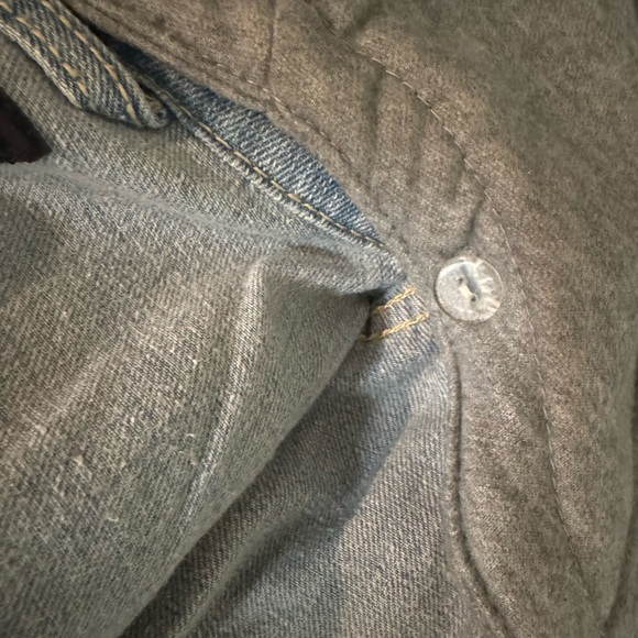 Denim Vest with removable hood - Picture 4 of 6